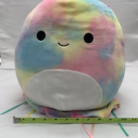Squishmallows Janet Rainbow Jellyfish Plush 11" w/ Tentacles - Picture 10 of 10